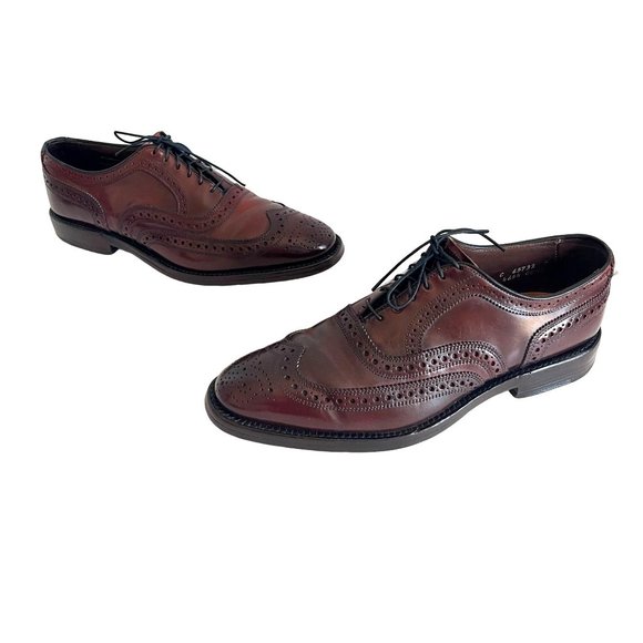 Allen Edmonds Cambridge Shell Cordovan Wingtip Dress Shoes Brown 8685 Size 9 C Shoes